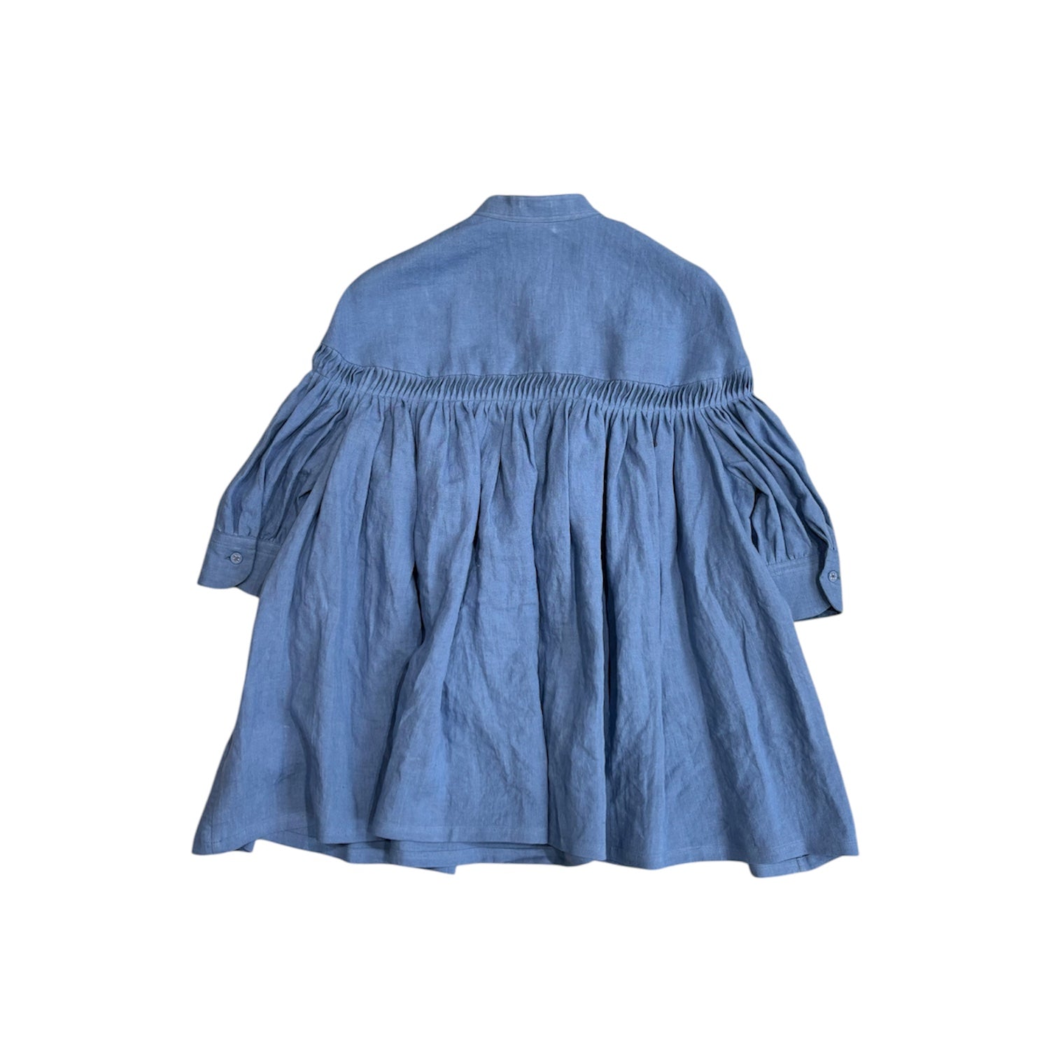 [Scye] Organic Linen Tucked Puff Sleeve Blouse サイ リネンタックブラウス - apartir Online Store アパルティール セレクトショップ