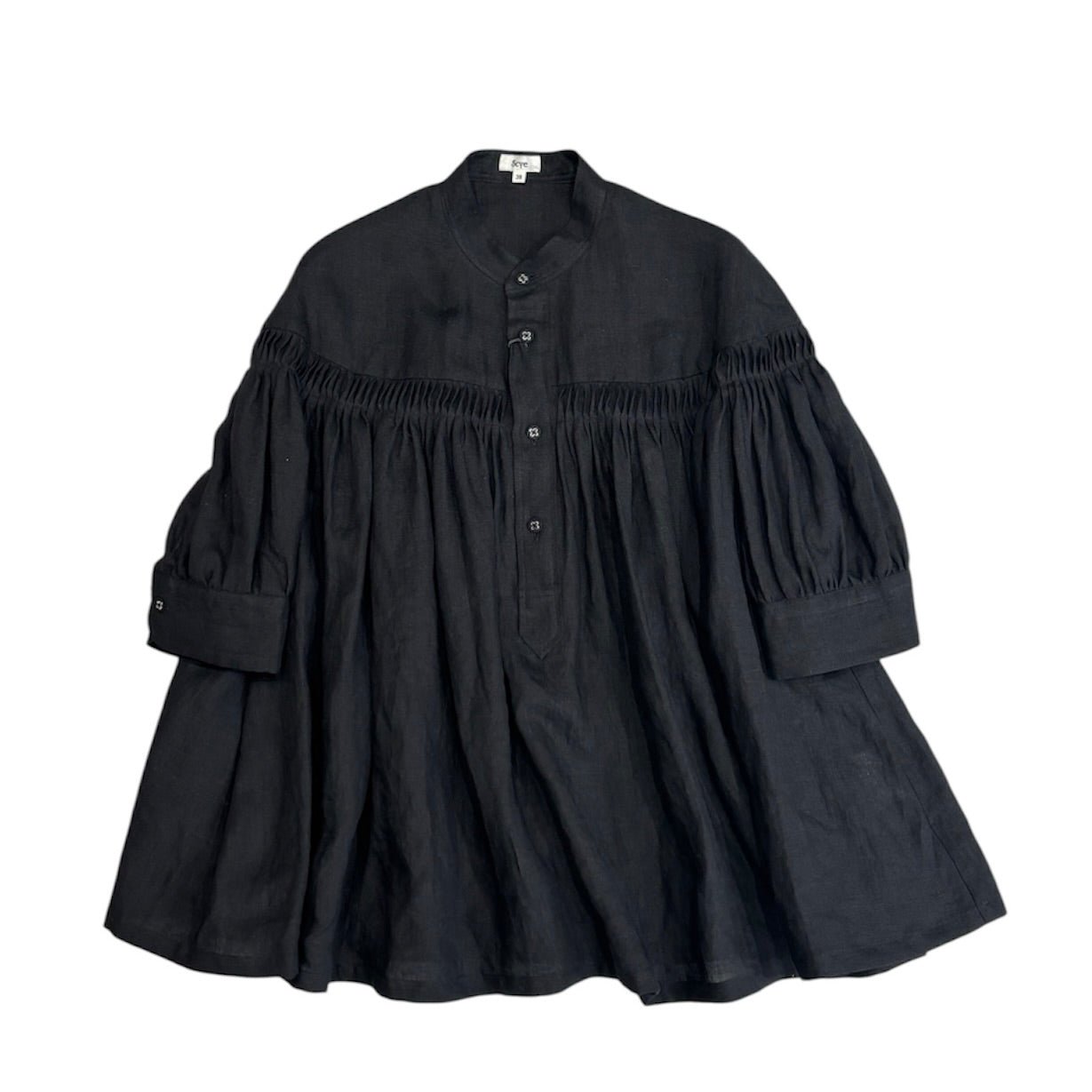 [Scye] Organic Linen Tucked Puff Sleeve Blouse サイ リネンタックブラウス - apartir Online Store アパルティール セレクトショップ