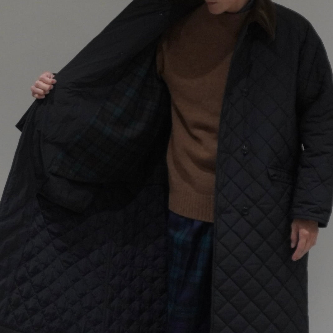 [SCYE] P/N Pwdery Cloth Quilted Coat サイ パウダリークロス キルティング コート コート - #shop_name #アパルティール# #名古屋# #セレクトショップ#