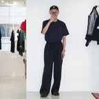 [Scye] Polyester Serge Drawstring Trousers サイ ポリエステル サージ ドローストリング トラウザーズ - apartir Online Store アパルティール セレクトショップ