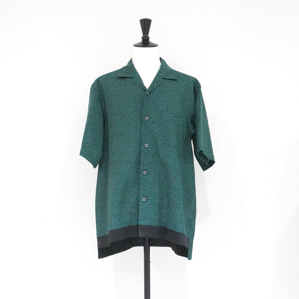[Scye] Printed Linen Camp Collar Shirt サイ プリント リネン キャンプカラー シャツ - apartir Online Store アパルティール セレクトショップ