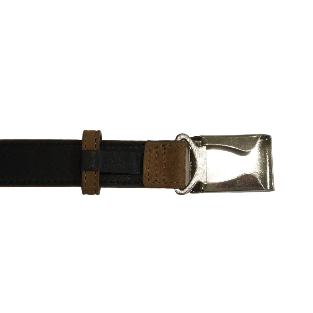 [Scye] Suede Touch Leather Box Buckle Belt - apartir Online Store アパルティール セレクトショップ