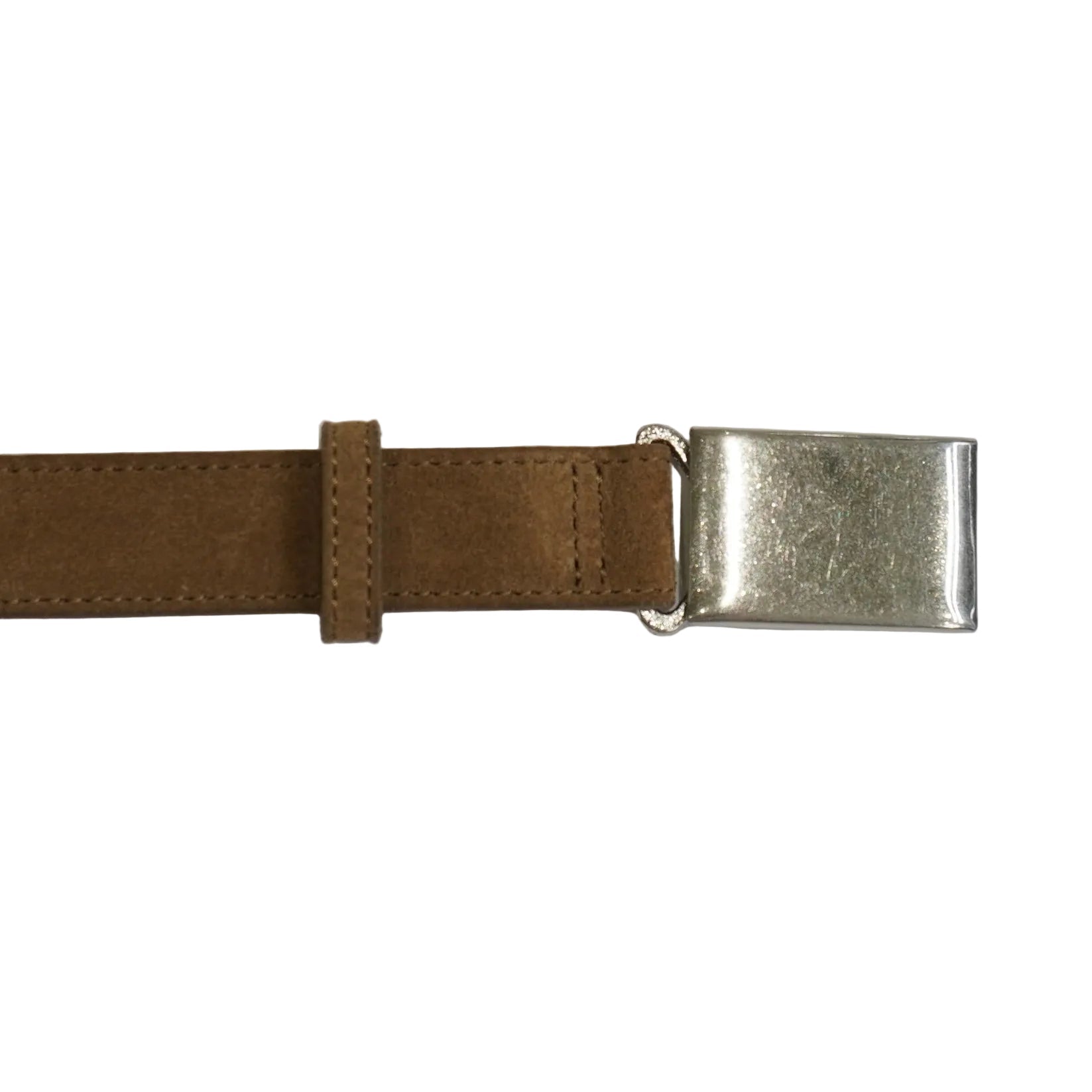 [Scye] Suede Touch Leather Box Buckle Belt - apartir Online Store アパルティール セレクトショップ
