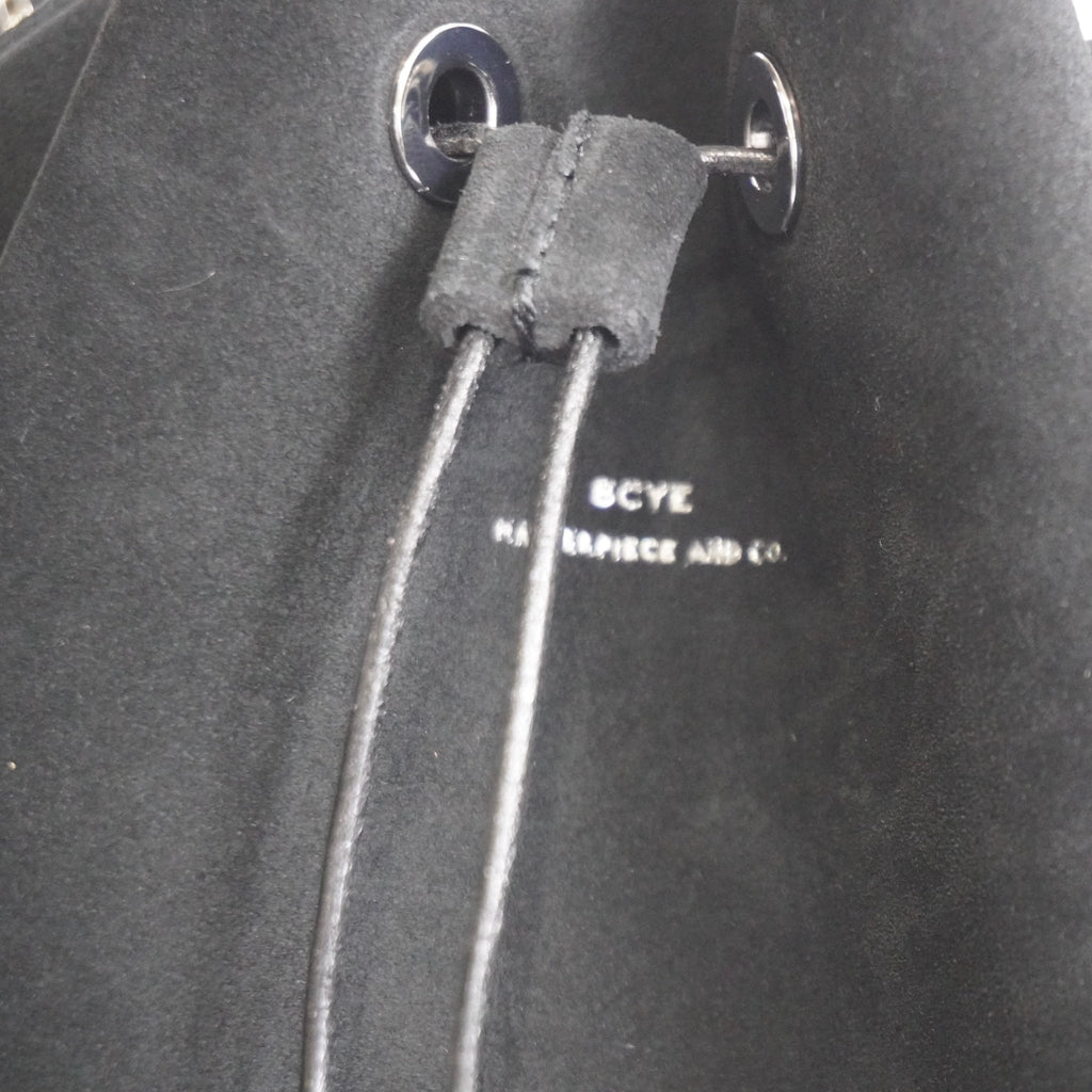 [Scye] Suede Touch Leather Drawstring Bag - apartir Online Store アパルティール セレクトショップ