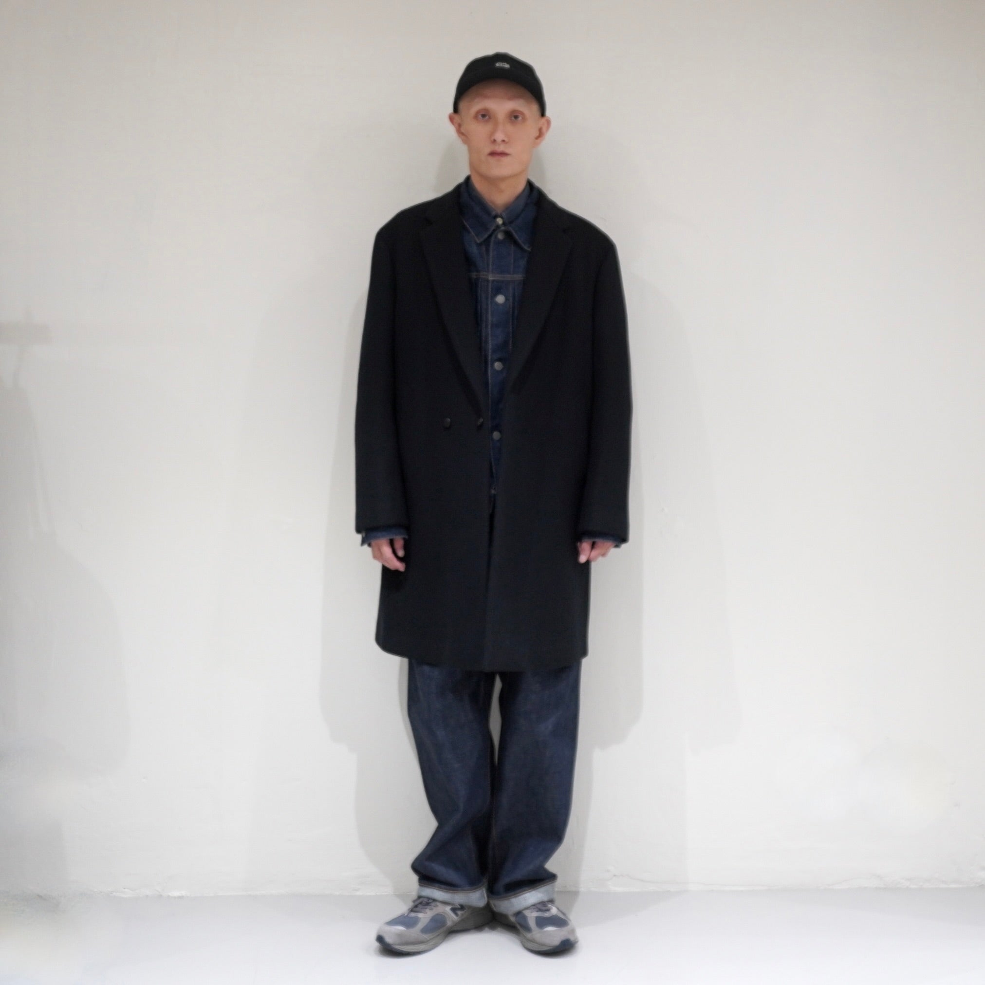 [SCYE BASICS] Super140'S Wool Melton Tailored Coat サイ スーパー140 ウールメルトン テーラード  コート