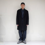 [SCYE BASICS] Super140'S Wool Melton Tailored Coat サイ スーパー140 ウールメルトン テーラード コート - apartir Online Store アパルティール セレクトショップ