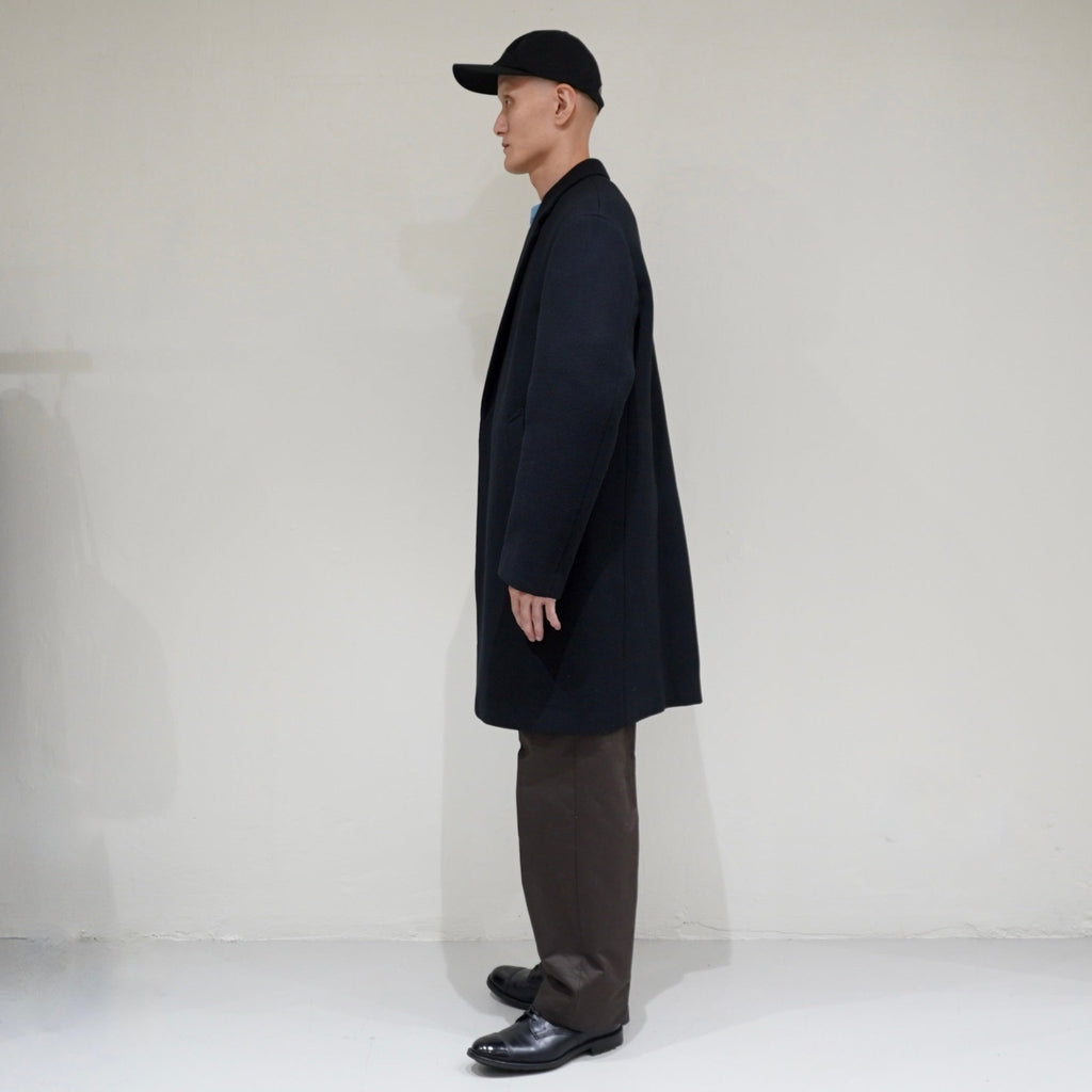 [SCYE BASICS] Super140'S Wool Melton Tailored Coat サイ スーパー140 ウールメルトン テーラード コート - apartir Online Store アパルティール セレクトショップ