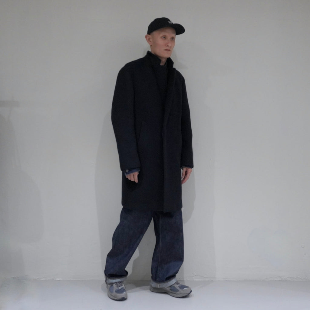[SCYE BASICS] Super140'S Wool Melton Tailored Coat サイ スーパー140 ウールメルトン テーラード コート - apartir Online Store アパルティール セレクトショップ