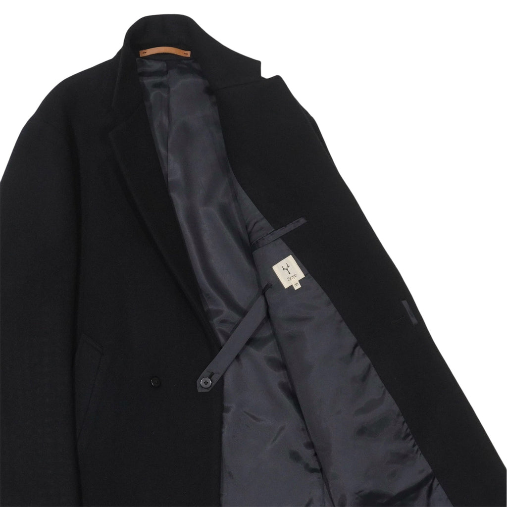 [SCYE BASICS] Super140'S Wool Melton Tailored Coat サイ スーパー140 ウールメルトン テーラード コート - apartir Online Store アパルティール セレクトショップ