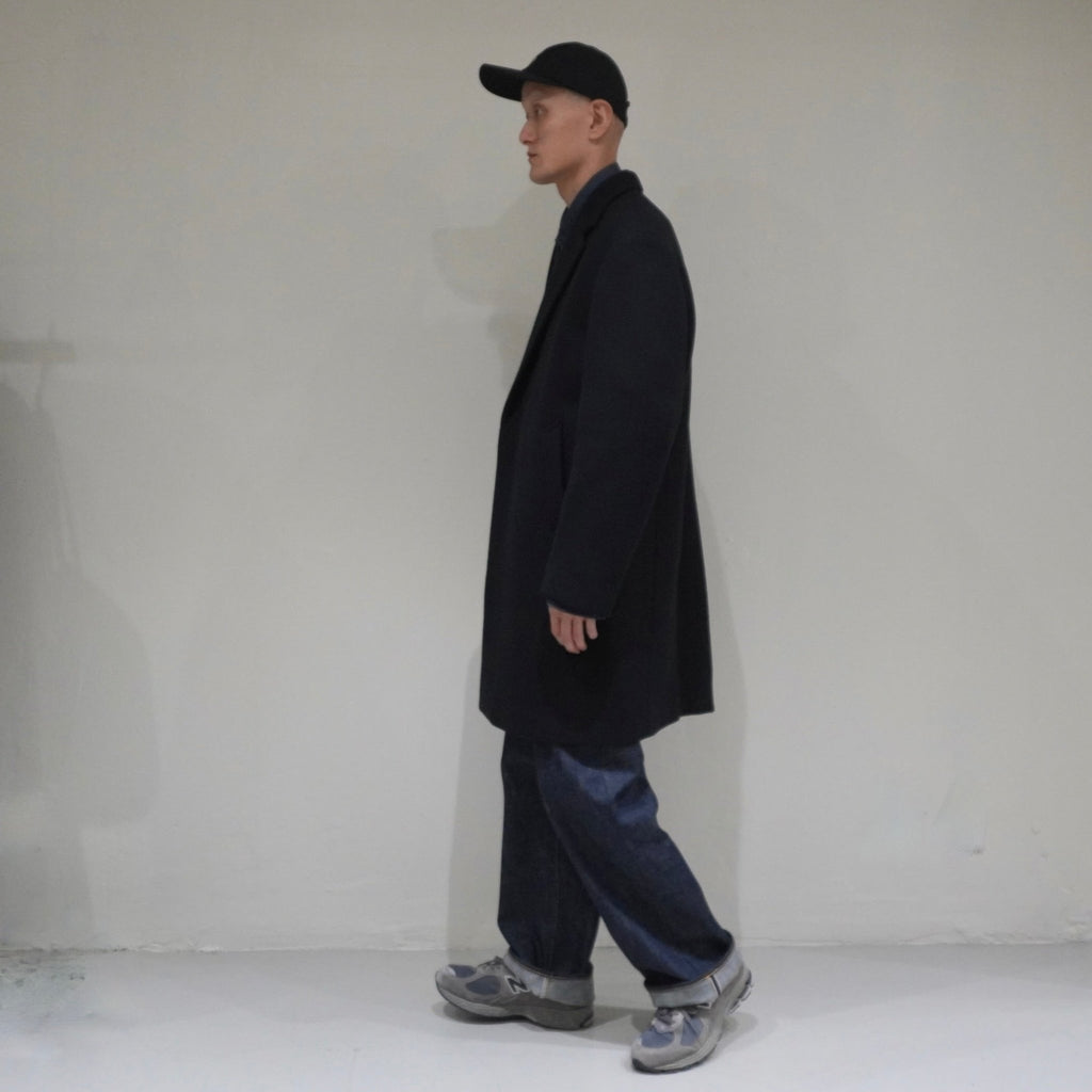 [SCYE BASICS] Super140'S Wool Melton Tailored Coat サイ スーパー140 ウールメルトン テーラード コート - apartir Online Store アパルティール セレクトショップ