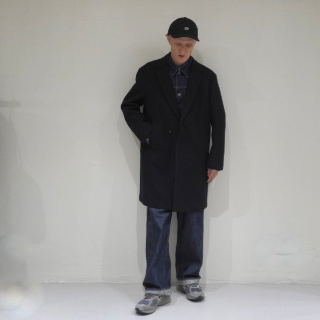 [SCYE BASICS] Super140'S Wool Melton Tailored Coat サイ スーパー140 ウールメルトン テーラード コート - apartir Online Store アパルティール セレクトショップ