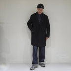 [SCYE BASICS] Super140'S Wool Melton Tailored Coat サイ スーパー140 ウールメルトン テーラード コート - apartir Online Store アパルティール セレクトショップ