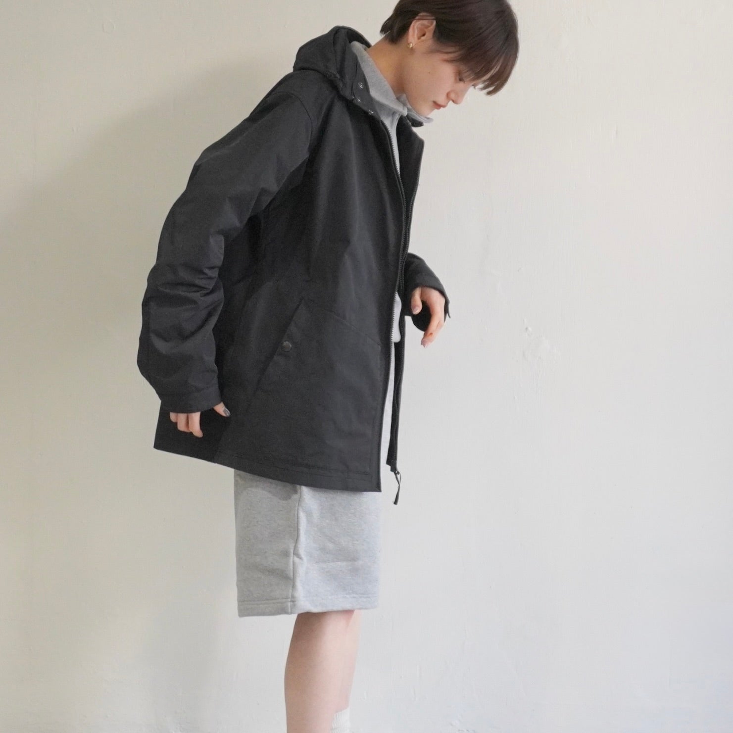 [SCYE] Womens Tubular Loop Back Terry Logo Half Zip Pullover 丸胴 ハーフジップ 半袖スウェットシャツ - apartir Online Store アパルティール セレクトショップ