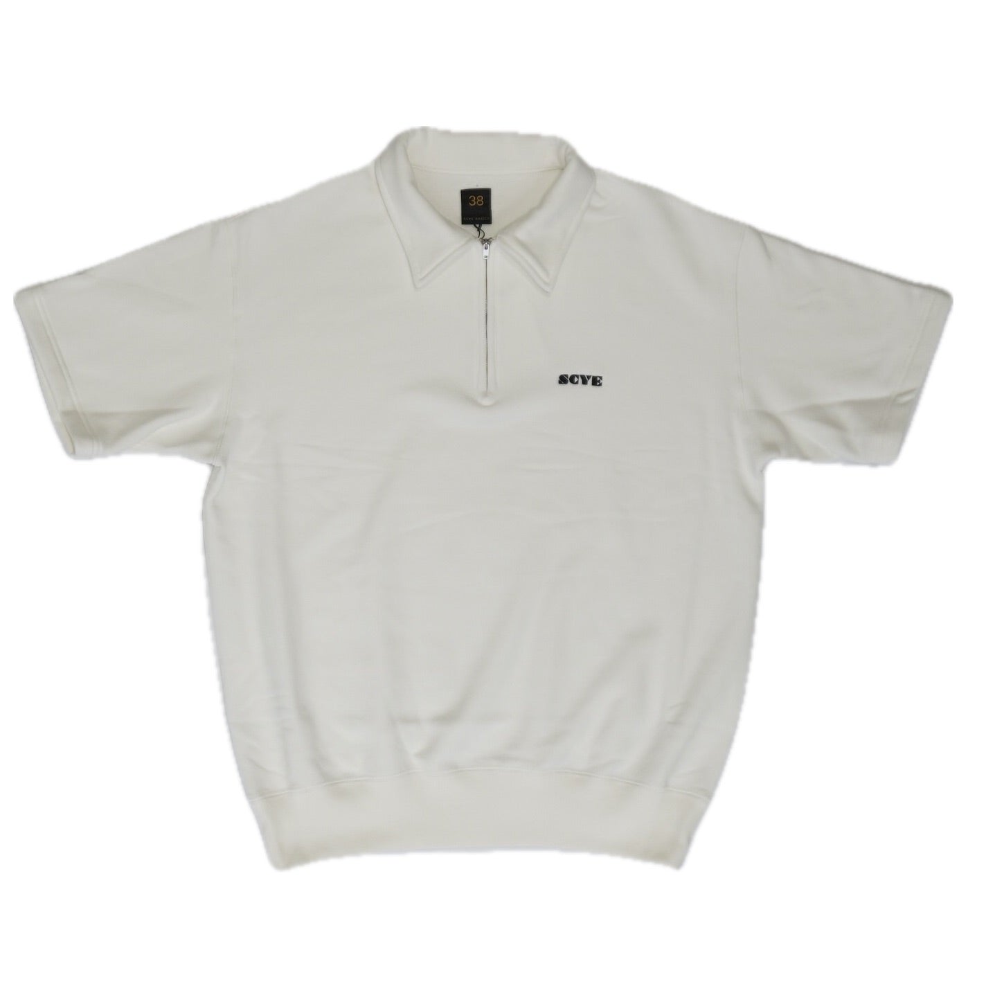 [SCYE] Womens Tubular Loop Back Terry Logo Half Zip Pullover 丸胴 ハーフジップ 半袖スウェットシャツ - apartir Online Store アパルティール セレクトショップ