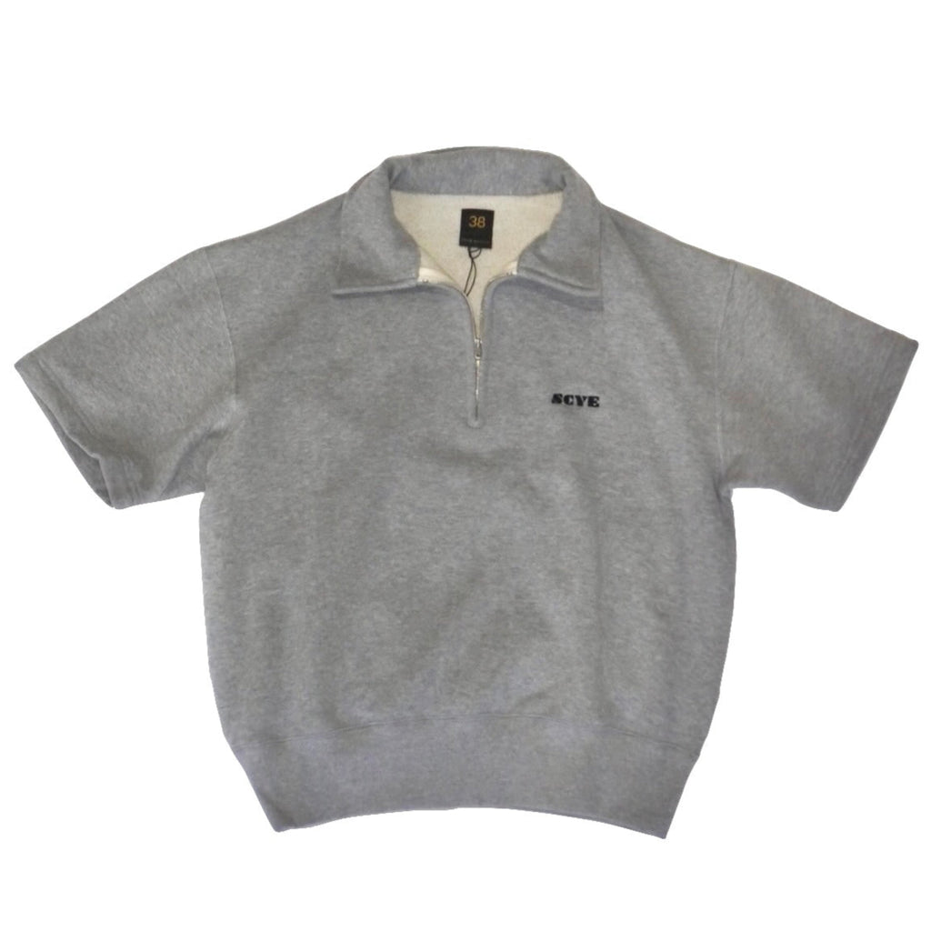 [SCYE] Womens Tubular Loop Back Terry Logo Half Zip Pullover 丸胴 ハーフジップ 半袖スウェットシャツ - apartir Online Store アパルティール セレクトショップ