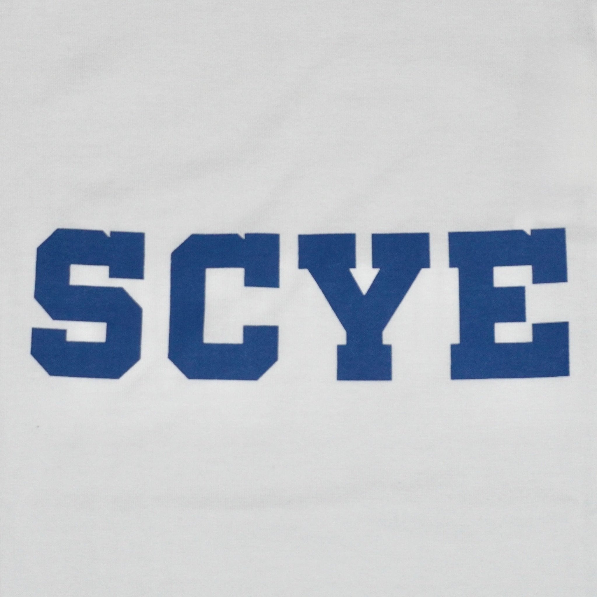 [SCYEBASICS] 30/2 Cotton Jersey College Logo T-Shirt サイベーシックス カレッジ ロゴ Tシャツ - apartir Online Store アパルティール セレクトショップ