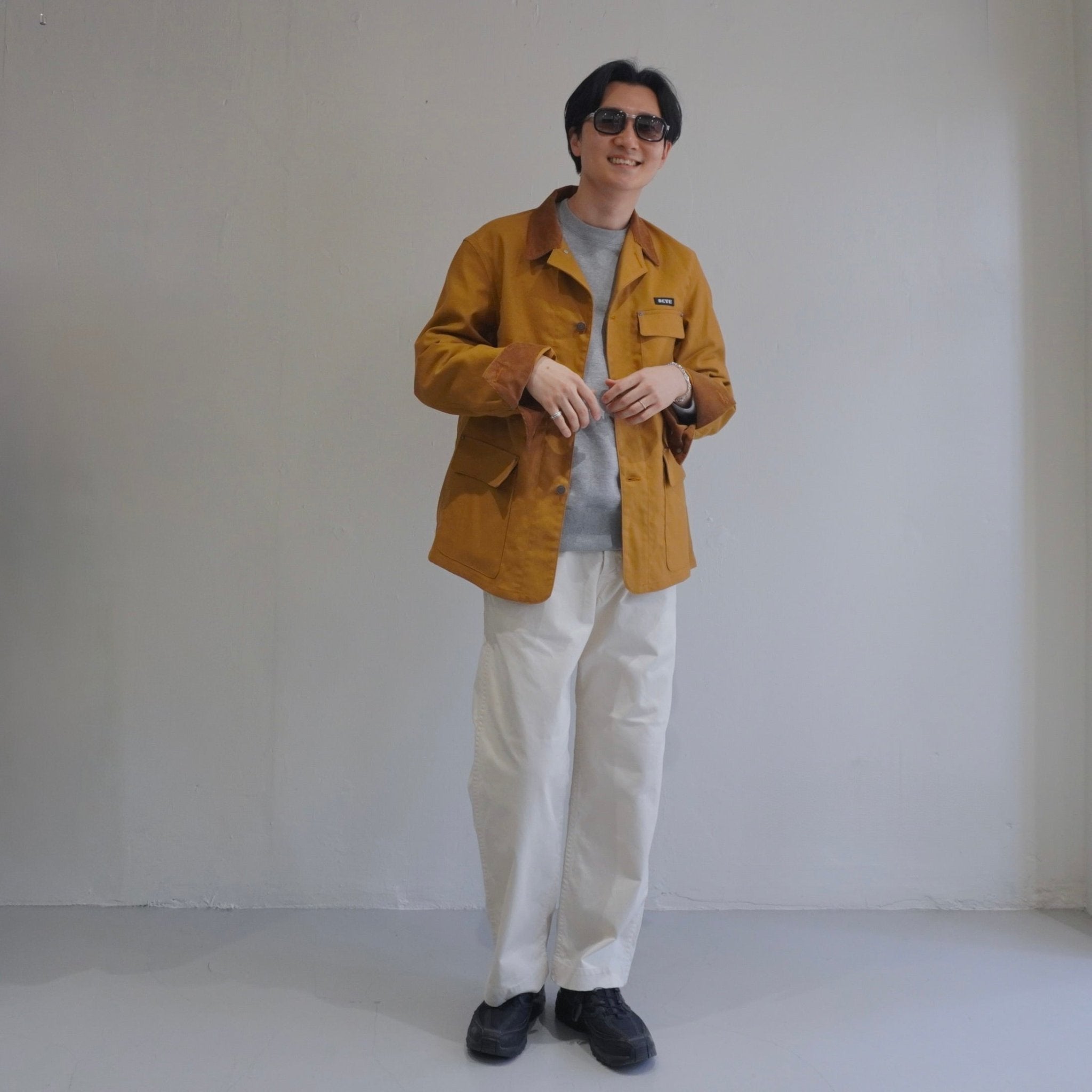 SCYEBASICS] Cotton Duck Chore Jacket サイベーシックス コットン
