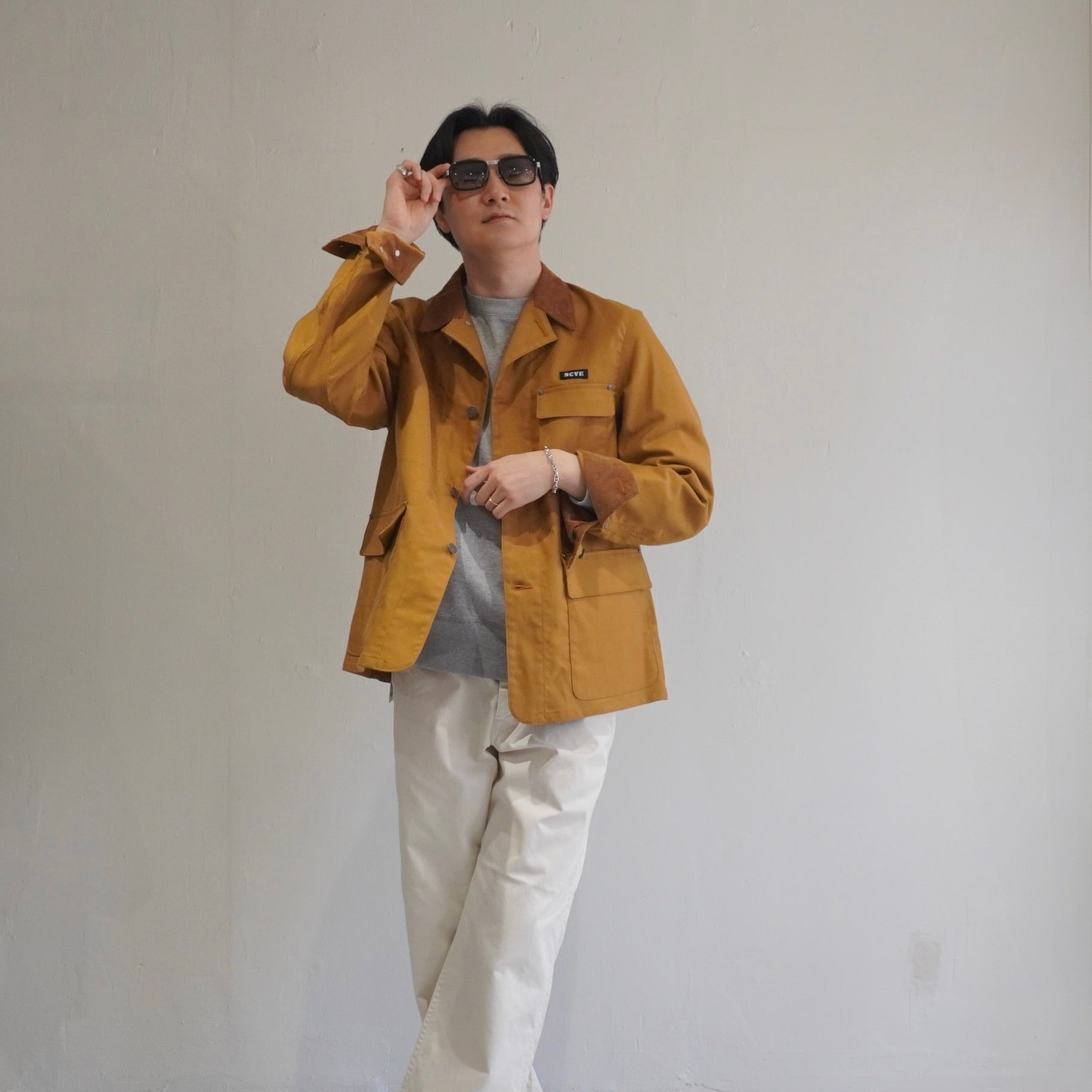 SCYEBASICS] Cotton Duck Chore Jacket サイベーシックス コットン