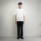 [SCYE BASICS] Cotton Pique Henley Neck Shirt サイベーシックス コットン ピケ ヘンリーネック - apartir Online Store アパルティール セレクトショップ