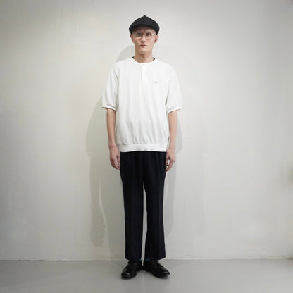 [SCYEBASICS] Cotton Pique Henley Neck Shirt ポロシャツ - #shop_name #アパルティール# #名古屋# #セレクトショップ#