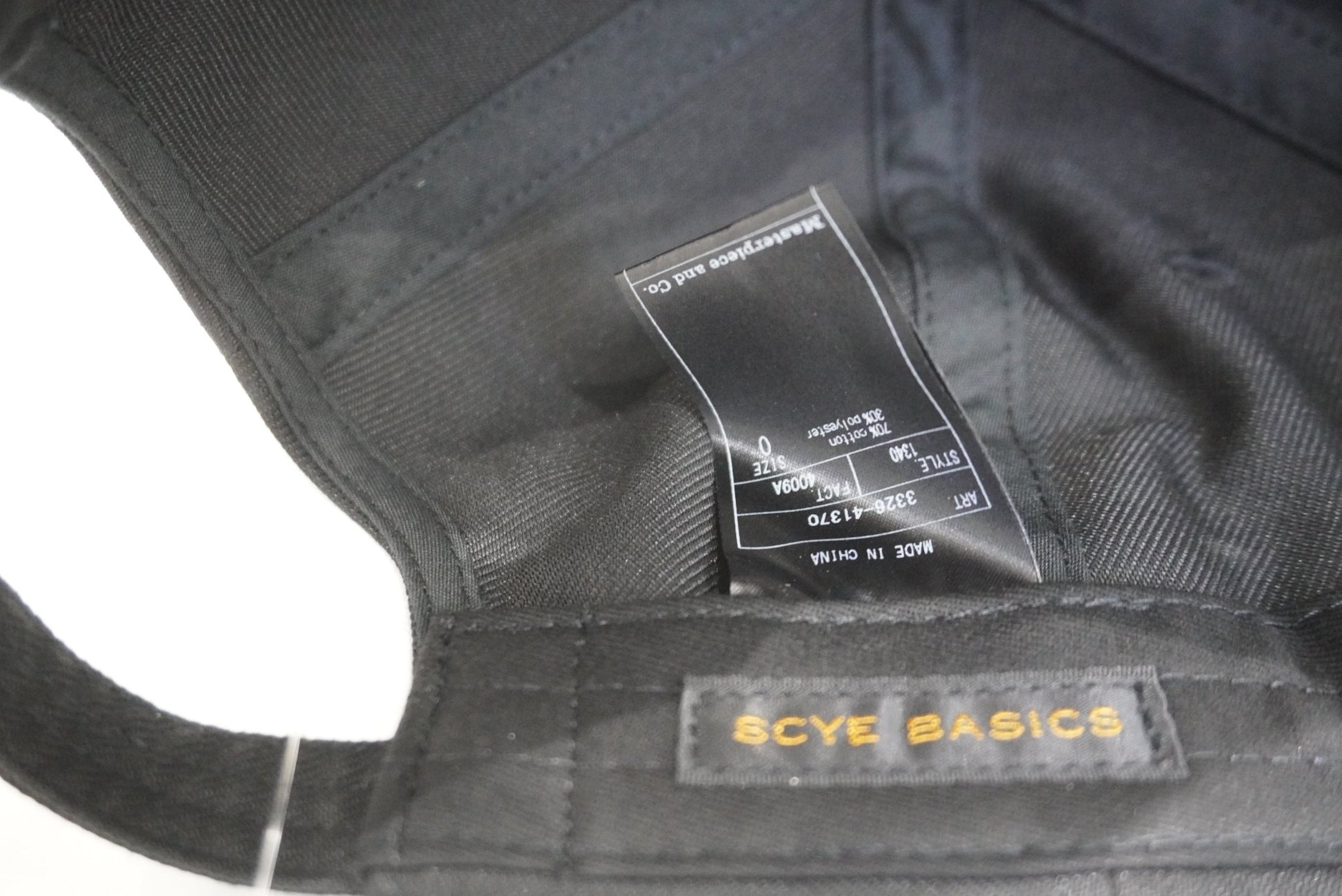 [SCYEBASICS] C/PE Serge Baseball Cap - apartir Online Store アパルティール セレクトショップ