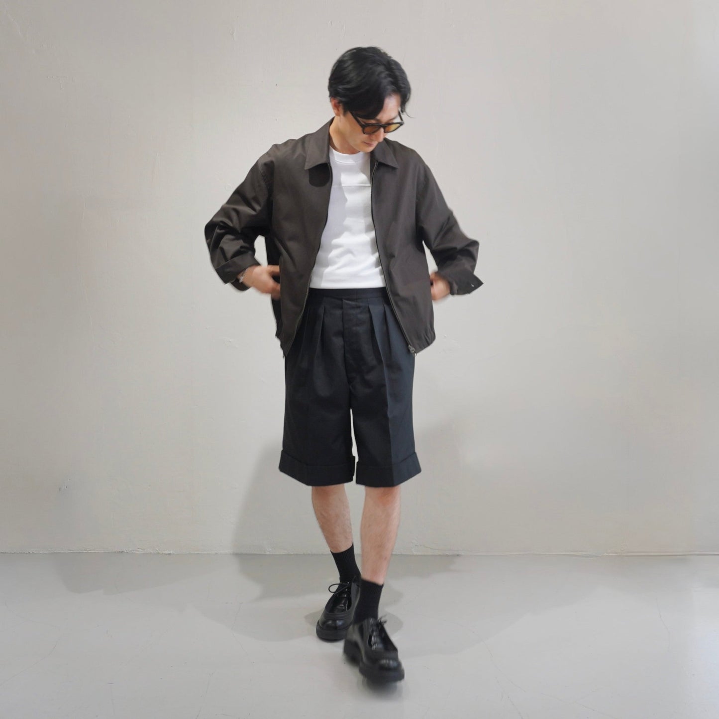 [SCYEBASICS] FINX COTTON Gaberdine Blouson Jacket フィンクスコットン ギャバジン ブルゾン - apartir Online Store アパルティール セレクトショップ