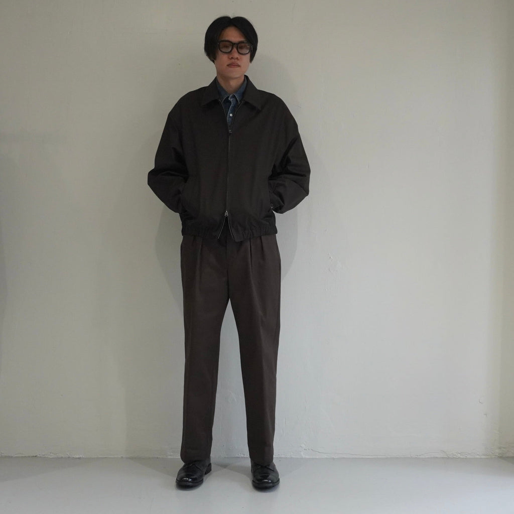 [SCYEBASICS] FINX COTTON Gaberdine Blouson Jacket フィンクスコットン ギャバジン ブルゾン - apartir Online Store アパルティール セレクトショップ