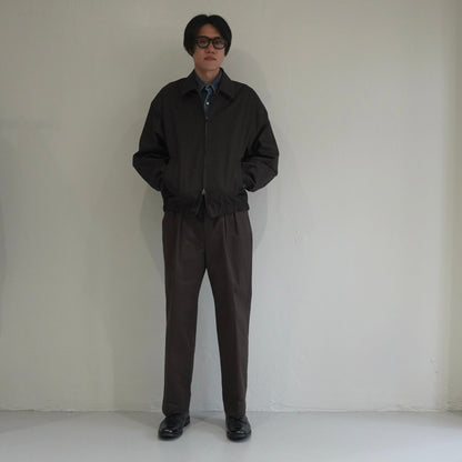 [SCYEBASICS] FINX COTTON Gaberdine Blouson Jacket フィンクスコットン ギャバジン ブルゾン - apartir Online Store アパルティール セレクトショップ