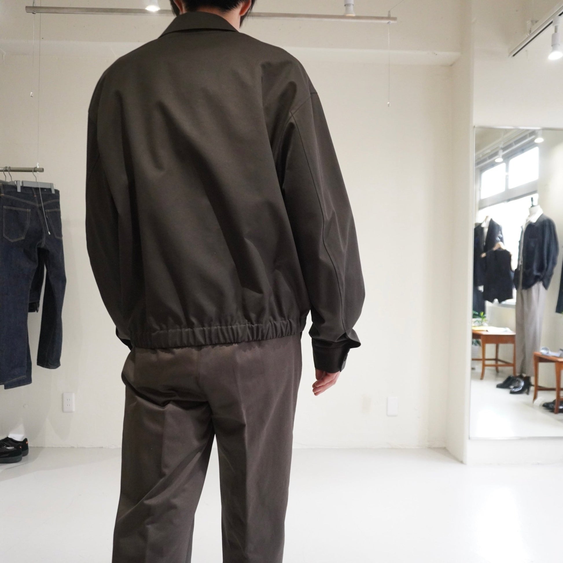 [SCYEBASICS] FINX COTTON Gaberdine Blouson Jacket フィンクスコットン ギャバジン ブルゾン - apartir Online Store アパルティール セレクトショップ