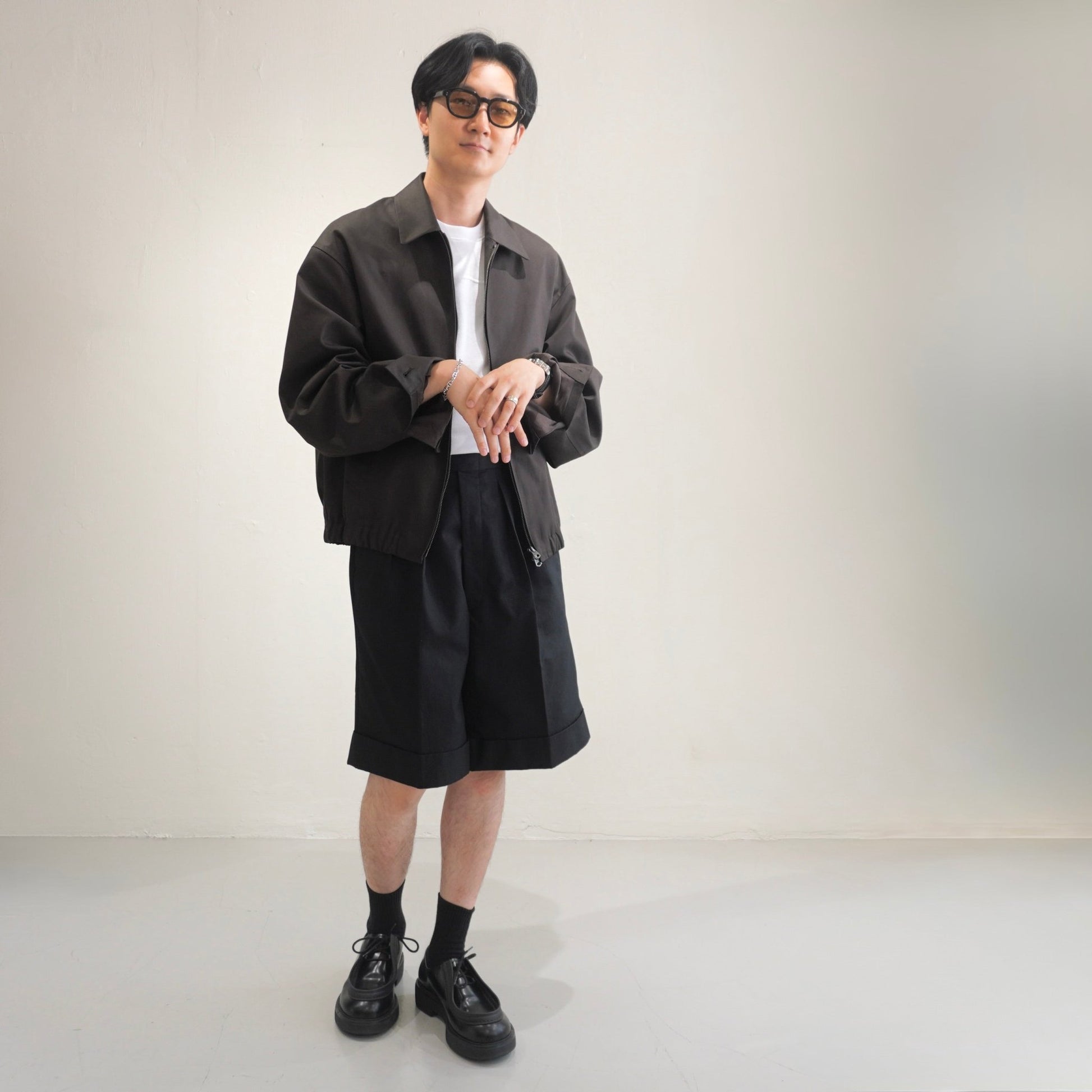 [SCYEBASICS] FINX COTTON Gaberdine Blouson Jacket フィンクスコットン ギャバジン ブルゾン - apartir Online Store アパルティール セレクトショップ