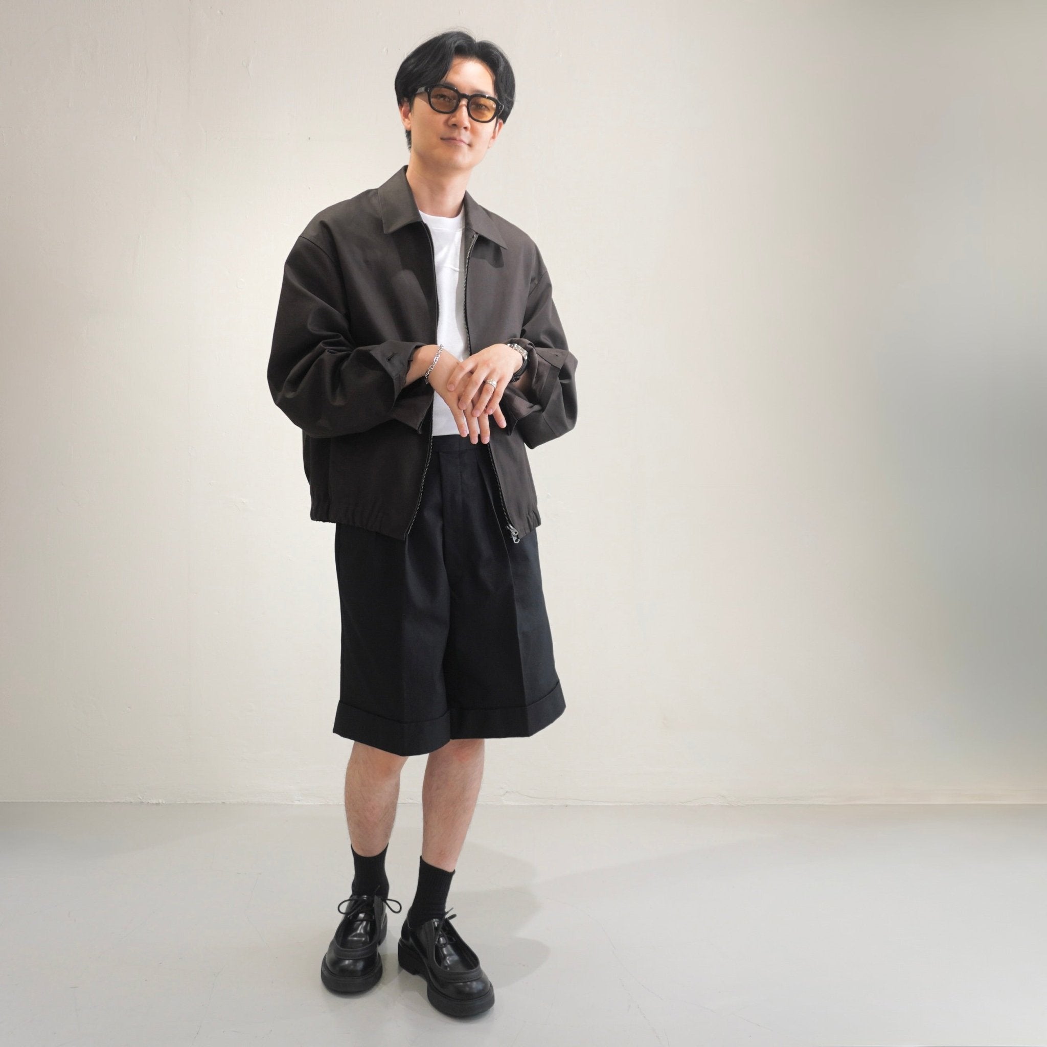 [SCYEBASICS] FINX COTTON Gaberdine Blouson Jacket フィンクスコットン ギャバジン ブルゾン - apartir Online Store アパルティール セレクトショップ