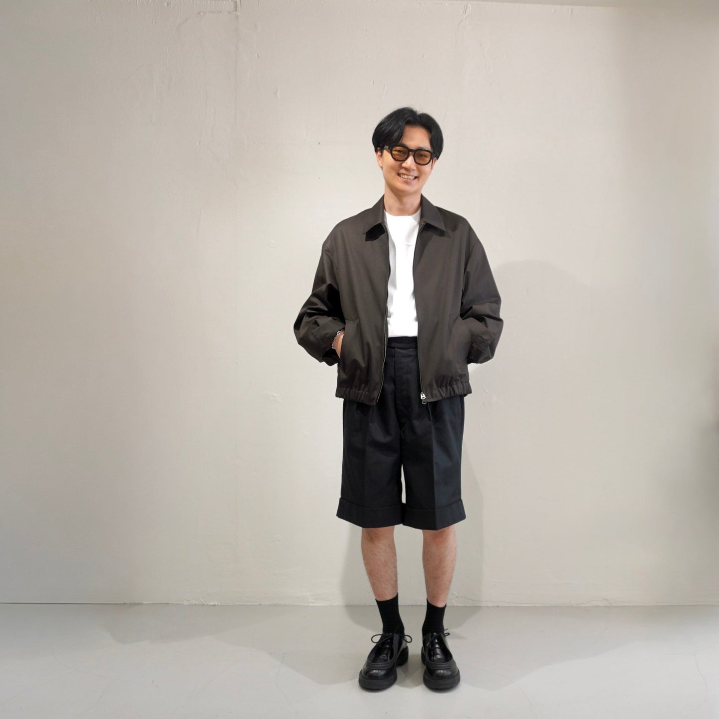 [SCYEBASICS] FINX COTTON Gaberdine Blouson Jacket フィンクスコットン ギャバジン ブルゾン - apartir Online Store アパルティール セレクトショップ