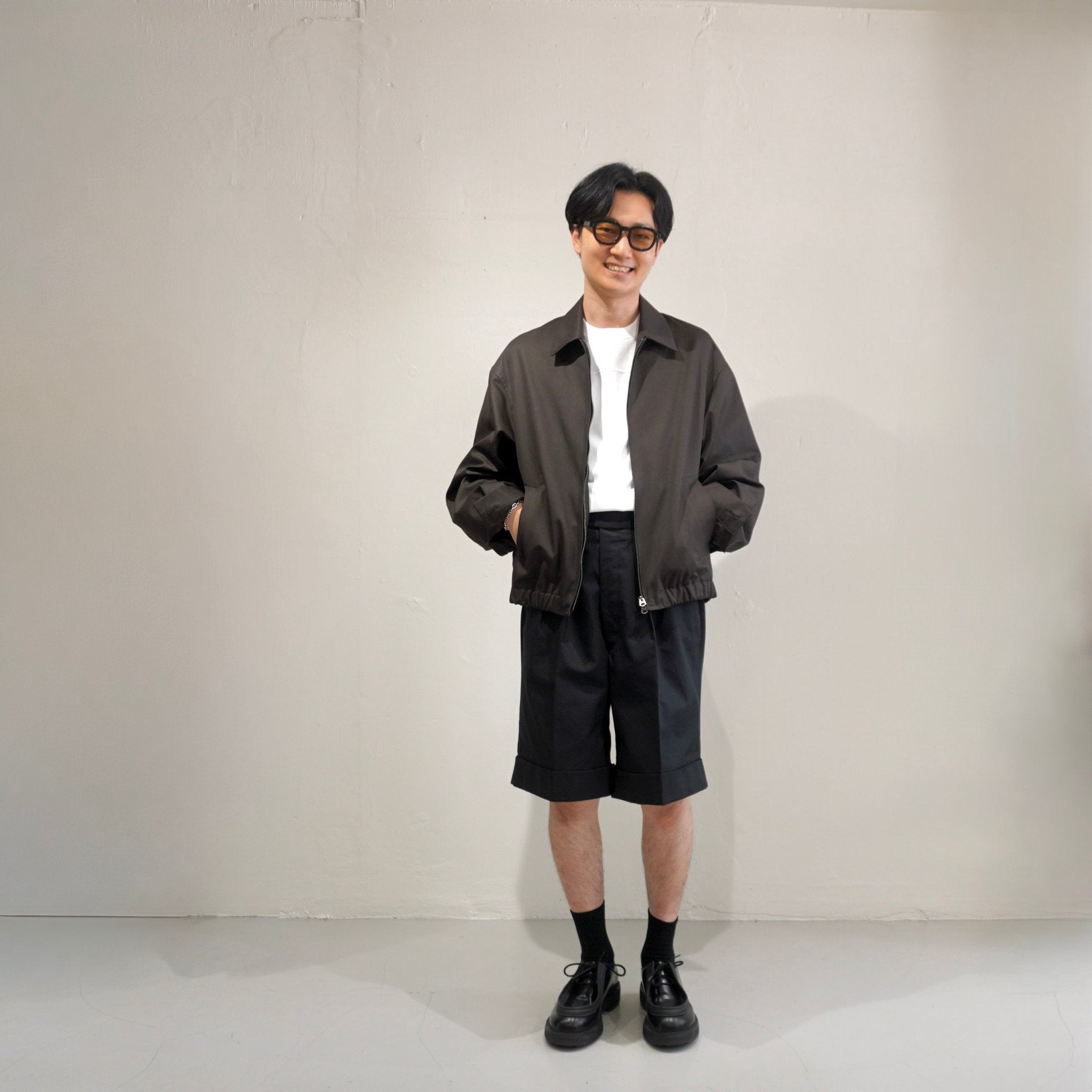[SCYEBASICS] FINX COTTON Gaberdine Blouson Jacket フィンクスコットン ギャバジン ブルゾン - apartir Online Store アパルティール セレクトショップ