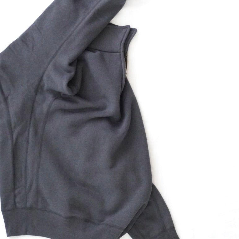 [SCYE BASICS] Fleece Back Jersey Half Zip Pullover サイベーシックス ハーフジップ プルオーバー - apartir Online Store アパルティール セレクトショップ