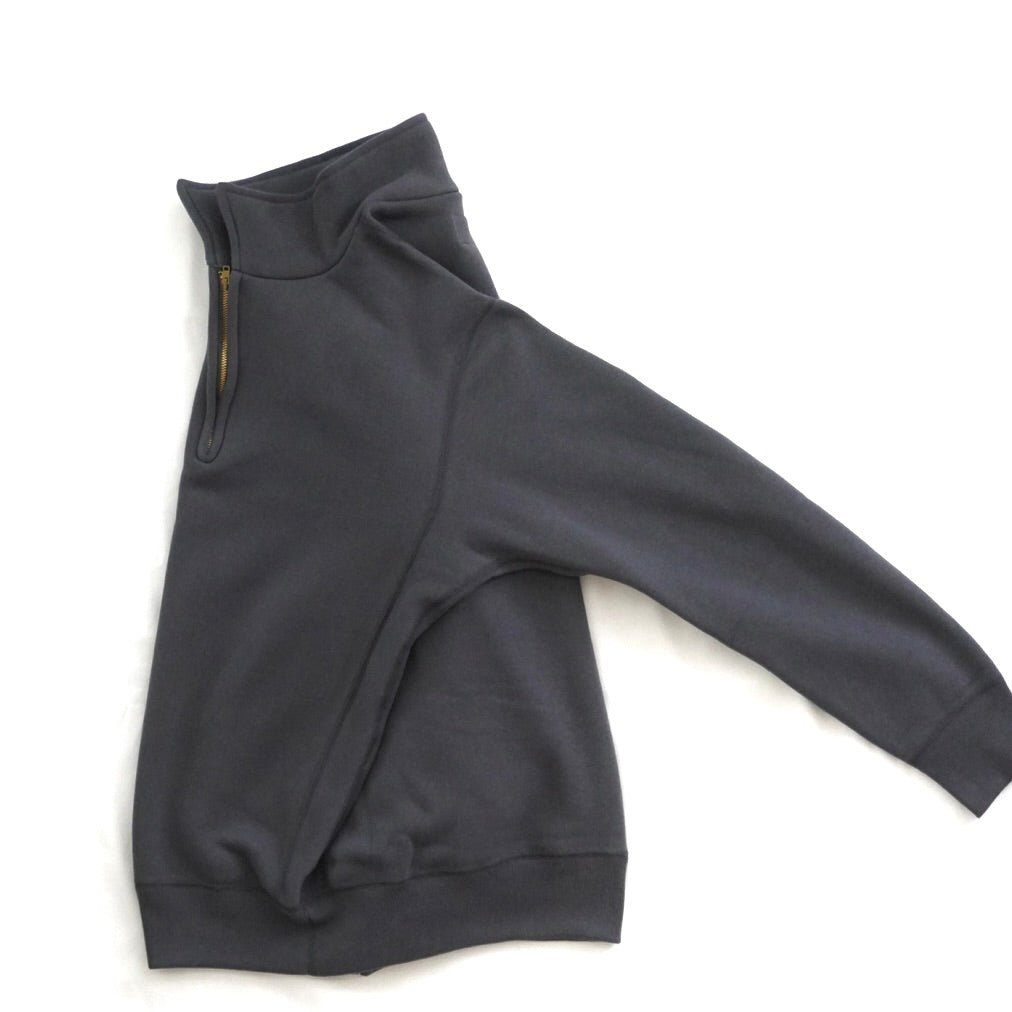 [SCYE BASICS] Fleece Back Jersey Half Zip Pullover サイベーシックス ハーフジップ プルオーバー - apartir Online Store アパルティール セレクトショップ