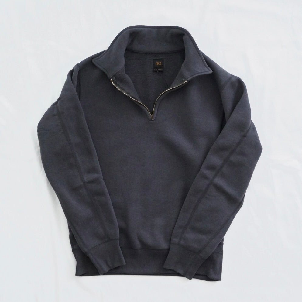 [SCYE BASICS] Fleece Back Jersey Half Zip Pullover サイベーシックス ハーフジップ プルオーバー - apartir Online Store アパルティール セレクトショップ