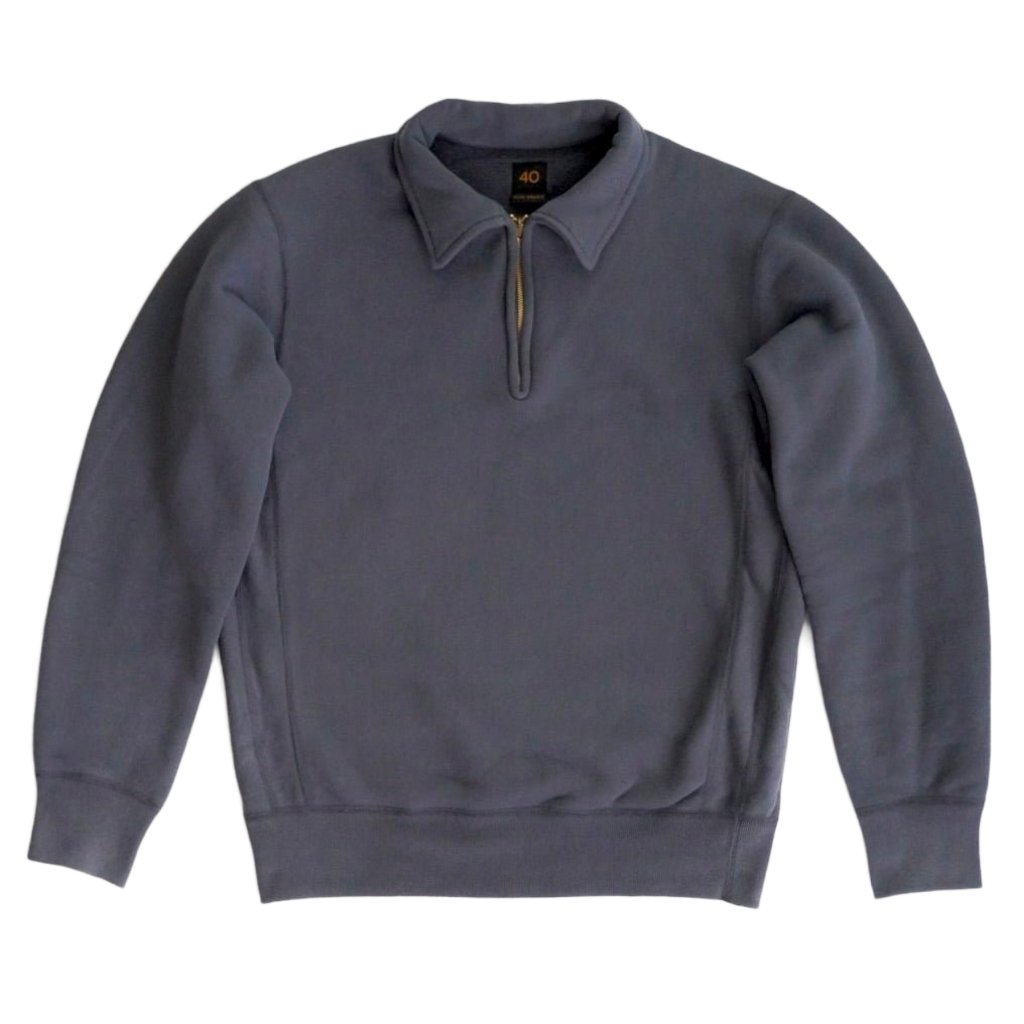 [SCYEBASICS] Fleece Back Jersey Half Zip Pullover サイベーシックス フリース バック ジャージー ハーフジップ プルオーバー スウェット - #shop_name #アパルティール# #名古屋# #セレクトショップ#