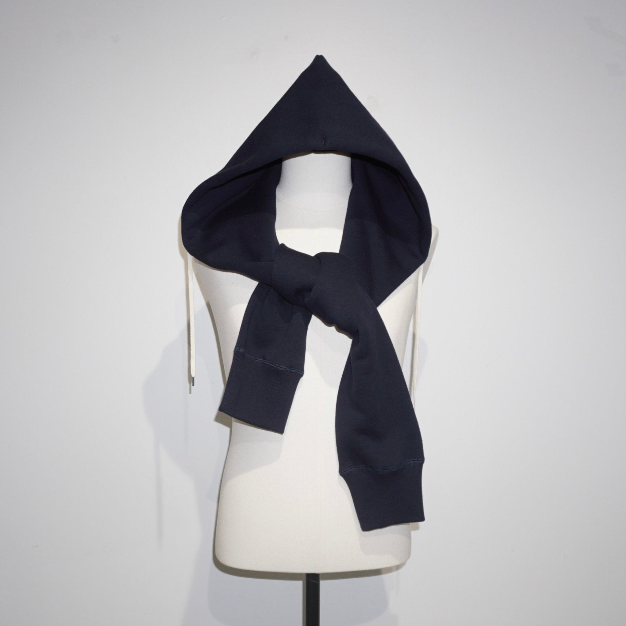 SCYEBASICS Fleece Back jersey Hooded Scarf サイベーシックス