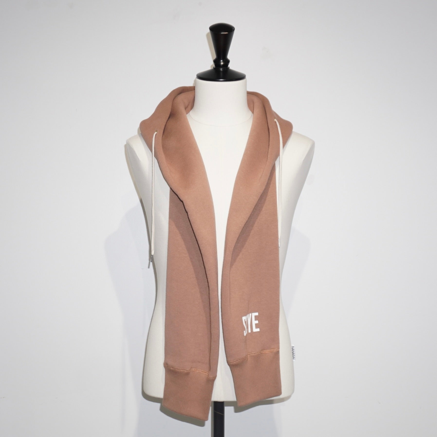 SCYEBASICS Fleece Back jersey Hooded Scarf サイベーシックス