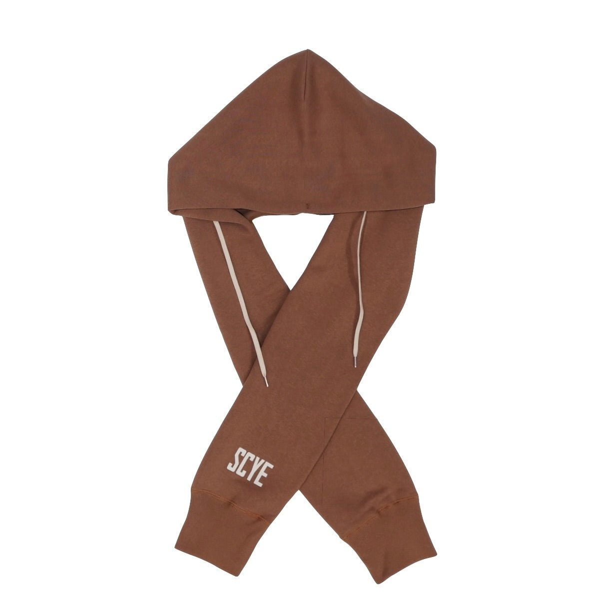 SCYEBASICS Fleece Back jersey Hooded Scarf サイベーシックス