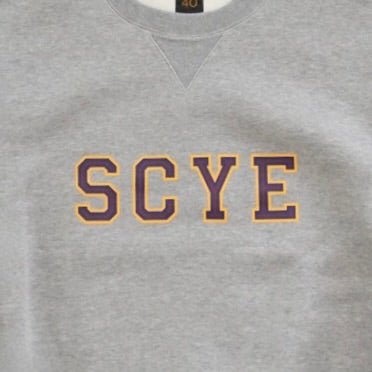 [SCYEBASICS] Fleece Back Jersey Sweat Shirt サイベーシックス フリースバック ジャージー スウェット スウェット - #shop_name #アパルティール# #名古屋# #セレクトショップ#