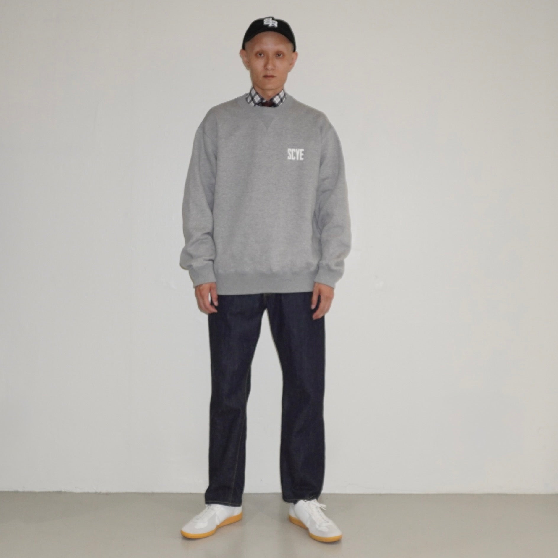 SCYEBASICS] Fleece Back Jersey Sweat Shirt サイ フリースバック