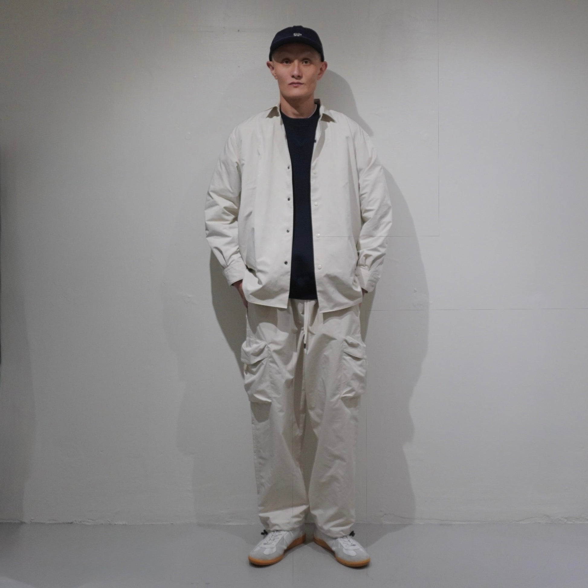 [SCYEBASICS] High Density Mil Cloth Snap Shirt - apartir Online Store アパルティール セレクトショップ