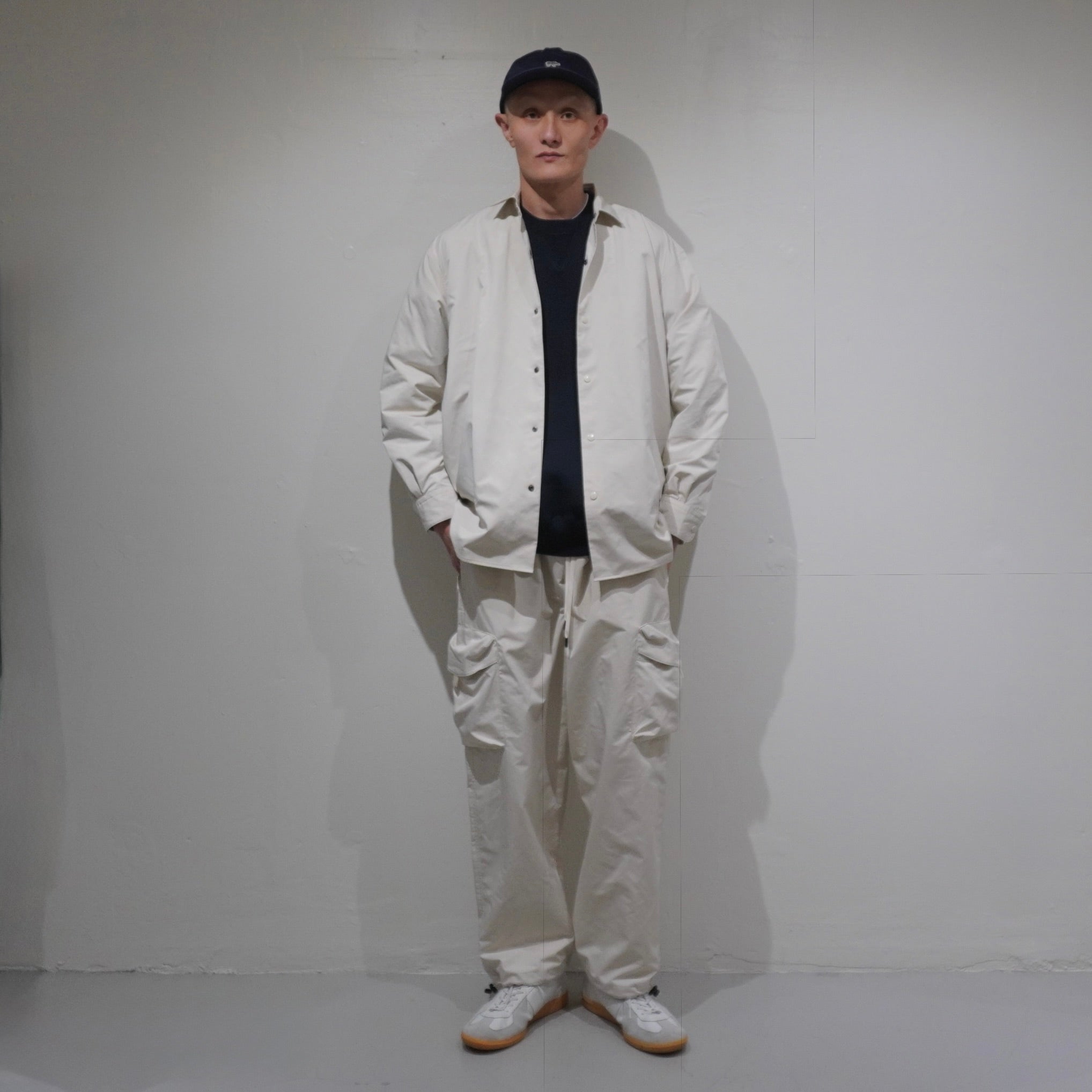 [SCYEBASICS] High Density Mil Cloth Snap Shirt - apartir Online Store アパルティール セレクトショップ