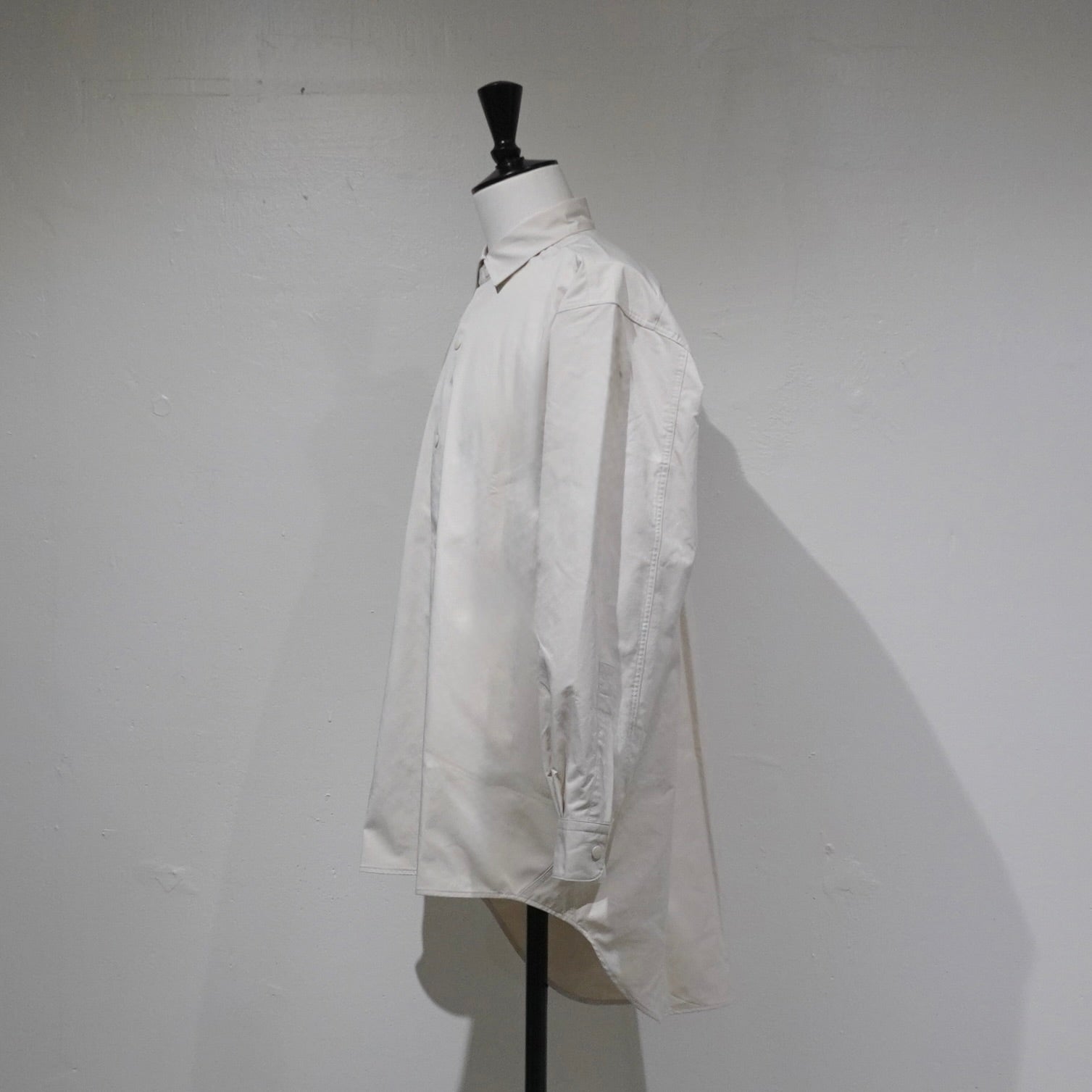 [SCYEBASICS] High Density Mil Cloth Snap Shirt - apartir Online Store アパルティール セレクトショップ