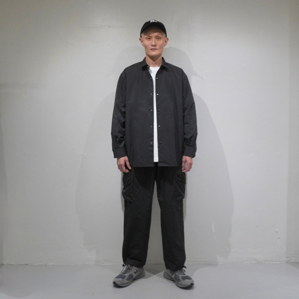 [SCYEBASICS] High Density Mil Cloth Snap Shirt - apartir Online Store アパルティール セレクトショップ