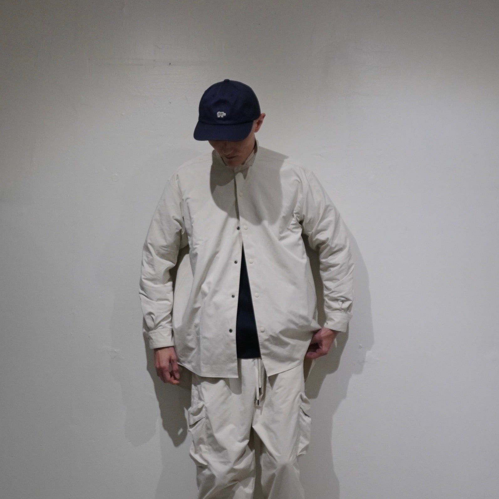 [SCYEBASICS] High Density Mil Cloth Snap Shirt - apartir Online Store アパルティール セレクトショップ