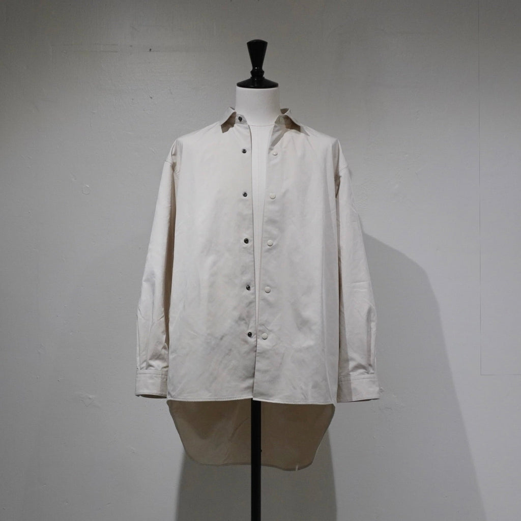 [SCYEBASICS] High Density Mil Cloth Snap Shirt - apartir Online Store アパルティール セレクトショップ