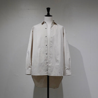 [SCYEBASICS] High Density Mil Cloth Snap Shirt - apartir Online Store アパルティール セレクトショップ