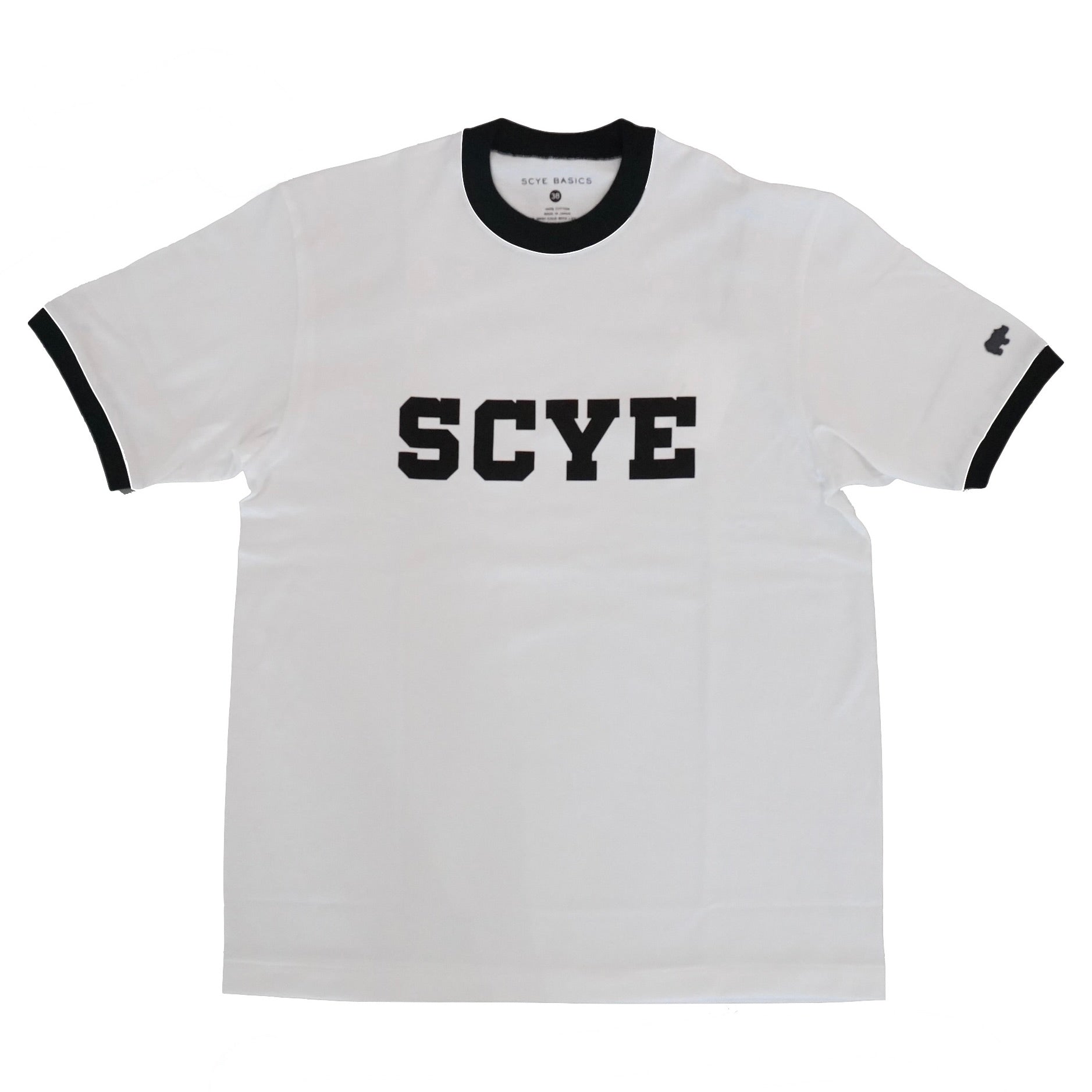 [SCYEBASICS] Logo - Flocked Ringer T - Shirt Tシャツ - #shop_name #アパルティール# #名古屋# #セレクトショップ#